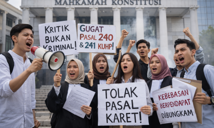 Mahasiswa Gugat Pasal KUHP Penghinaan Pemerintah Ke MK