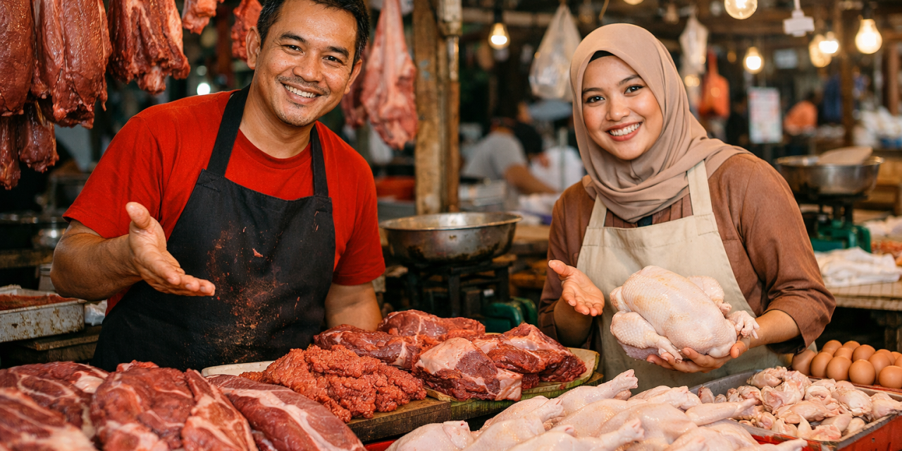 Jelang Ramadan, Stok Daging Sapi Dan Ayam di Jakarta Aman