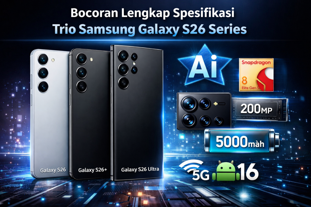 Bocoran spesifikasi trio Samsung Galaxy S26 Series