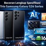 Bocoran Lengkap Spesifikasi Trio Samsung Galaxy S26 Series