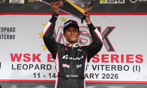 Qarrar Firhand Raih Kemenangan WSK Euro Series 2026 di Italia