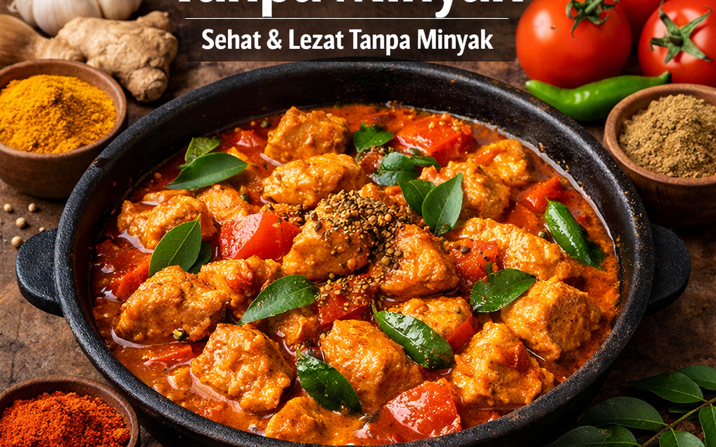 Resep Kari Ayam Tanpa Minyak yang Sehat dan Lezat