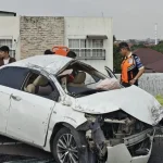 Kecelakaan Beruntun Tol Becakayu KM 07.400, Mobil Tabrakan