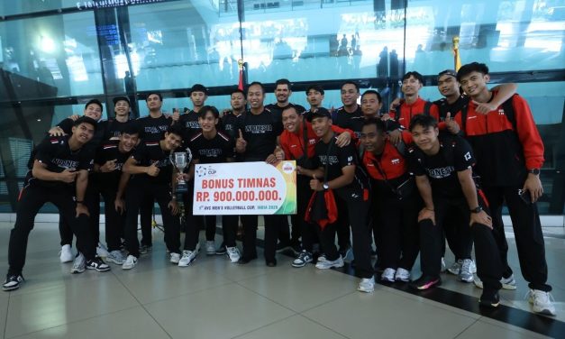 PBVSI Apresiasi Timnas Voli Putra Usai Juara AVC Men Cup 2026