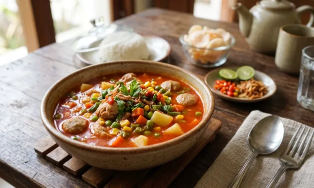 Resep Sup Merah Ala Rumahan, Gurih, Kental, dan Bikin Nagih