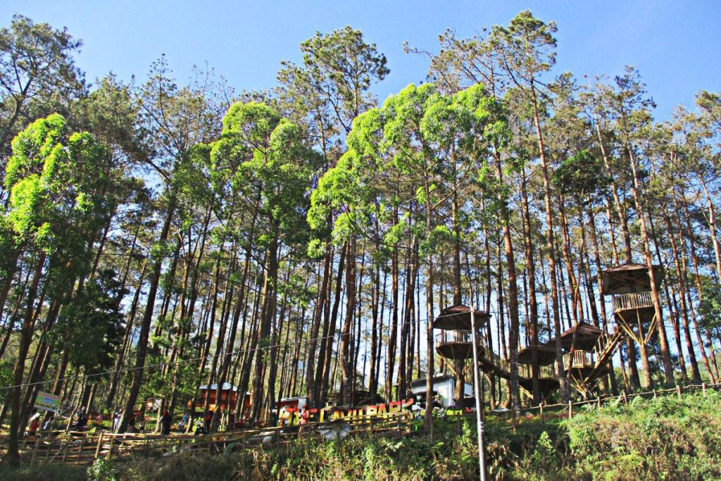 Wisata keluarga di Karanganyar dengan pemandangan alam Gunung Lawu dan berbagai wahana rekreasi.