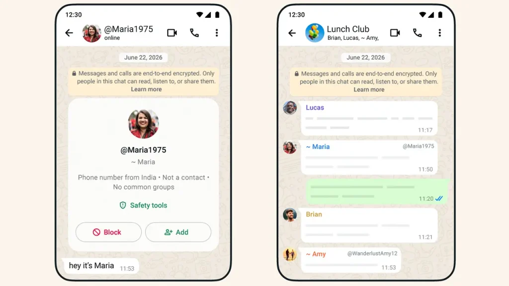 Tampilan tema baru WhatsApp iPhone dengan wallpaper bergerak