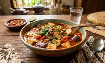 Resep Kuah Pedas Tahu, Terong, dan Tomat yang Gurih untuk Menu Rumahan